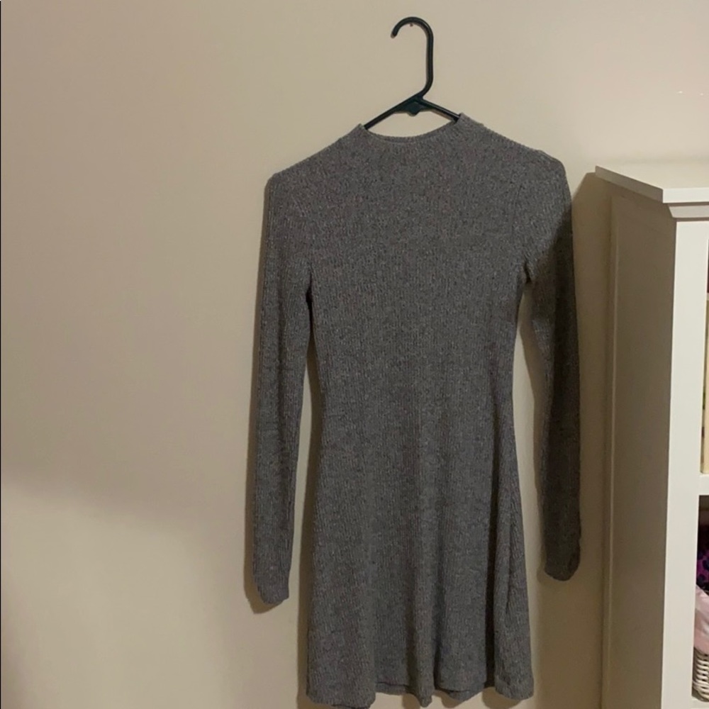 Hollister sweater dress gray